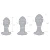 3-Piece Glass Butt Plug Set