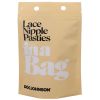 Noir Lace Pasties in a Bag
