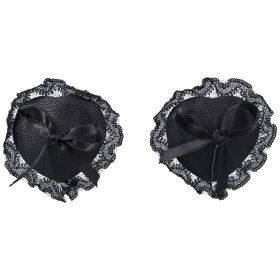 Noir Lace Pasties in a Bag
