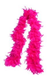 72" Feathered Boa (Color: Hot Pink, size: O/S)