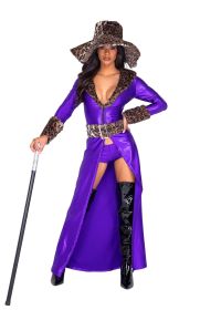 Made of Money Pimp Set (Color: Purple/Brown, size: S)