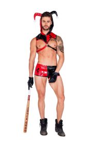 Nobody's Fool Jester Set (Color: Black/Red, size: S)