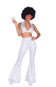 Disco Fever Set (Color: Silver, size: S)