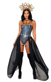 Celestial Warrior Set (Color: Black/Grey, size: S)