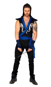 Mystic Warrior Set (Color: Black/Blue, size: S)
