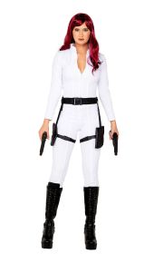 Tactical Temptress Set (Color: Black/White, size: S)