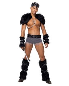 Chainmail Champion Set (Color: Black/Grey, size: S)