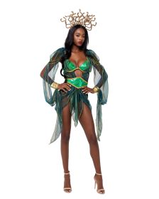 Sultry Medusa Set (Color: Green, size: S)