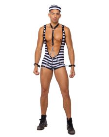 Prisoner of Desire Set (Color: Black/White, size: S)