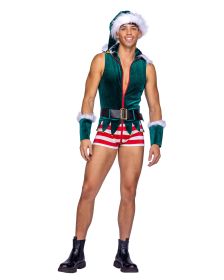 Naughty Elf Set (Color: Color, size: S)