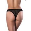 Exposed by Magic Silk Black Mesh Tanga