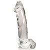Crystal Clarity Borosilicate Glass Dildo
