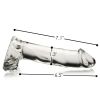 Crystal Clarity Borosilicate Glass Dildo